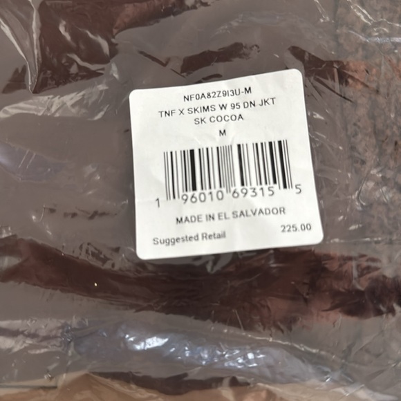 NWT The North Face x SKIMS 1995 RETRO DENALI FLEECE JACKET Size M in Cocoa - Picture 5 of 9